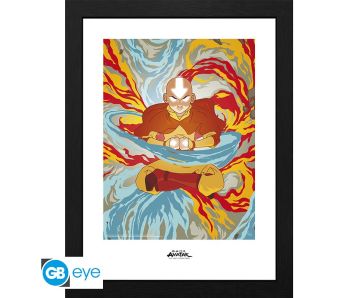 Avatar-Aang-Avatar-State-30x40cm-Bilderrahmen-1