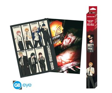 Chainsaw-Man-Devil-Hunters-Chibi-52x38cm-Poster-1