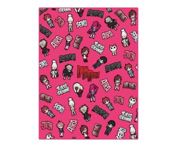 Dan-Da-Dan-Chibi-Style-120x153cm-Decke-1