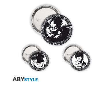 Death-Note-Light-L-Ryuk-Buttons-Set-1