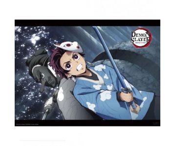 Demon-Slayer-Tanjiro-Urokodaki-52x38-Chibi-Poster-1