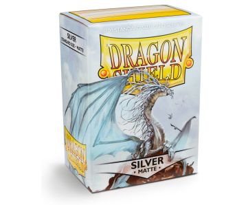 Dragon-Shield-Silver-Matte-100-Sleeves-Standardgroesse-TCG-1
