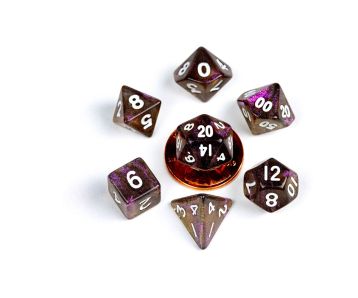 FanRoll - Mini Würfel Set- Stardust Supervolcano - Würfel