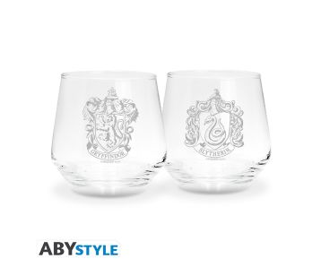 Harry-Potter-Gryffindor-Slytherin-2-Glass-Set-30cl-Tasse-1