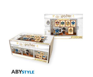 Harry Potter - Hogwarts - 320ml Tasse + Acryl + Postkarte - Geschenkbox