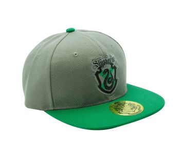 Harry-Potter-Slytherin-grau-gruen-Snapback-Kappe-1
