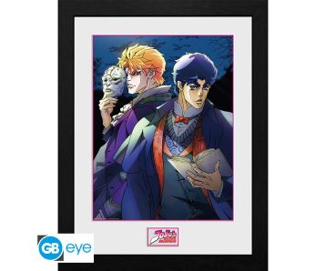 Jojos-Bizarre-Adventure-Maske-30x40cm-Rahmenbild-1