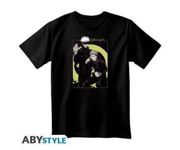 Jujutsu-Kaisen-Itadori-Gojo-Schwarz-T-shirt-1