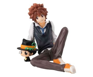 PREORDER - Katekyo Hitman Reborn! G.E.M. Serie PVC Statue Tsuna & Reborn Palm Size 9 cm