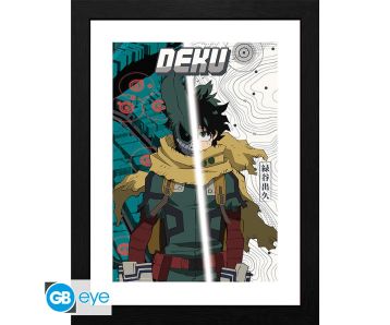 My-Hero-Academia-Dunkeler-Deku-30x40cm-Rahmenbild-1