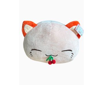 Nemu-Neko-Kirsche-im-Mund-rosaorange-gross-30cm-Pluesch-1