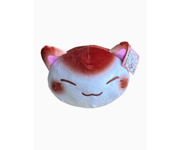 Nemu-Neko-braune-Backen-weissbraun-klein-20cm-Pluesch-1