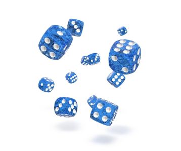 Oakie Doakie Dice W6 Würfel 12 mm Speckled - Blau (36)