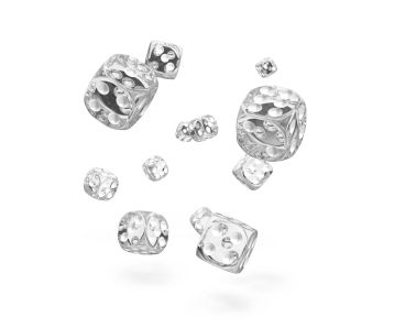 Oakie Doakie Dice W6 Würfel 12 mm Translucent - Klar (36)