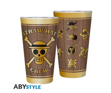 One-Piece-Totenkopf-400ml-Glas-1