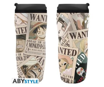 One-Piece-Wanted-Poster-Reisebecher-1