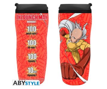One-Punch-Man-Saitama-Reisebecher-1