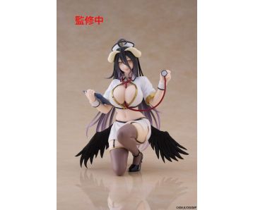 PREORDER - Overlord PVC Statue Desktop Cute Figure Albedo Nurse Ver. Renewal 13 cm