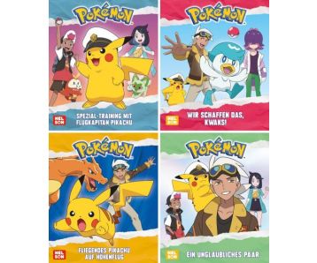Pokemon - Pikachu 9-12 Mini-Bücher Manga (Neu)