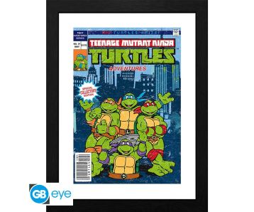 TMNT - Comics cover - 30x40cm - Bilderrahmen