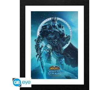 World of Warcraft - Lich King - 30x40cm - Bilderrahmen