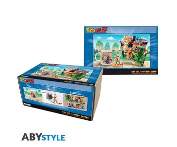 Dragon Ball Z - Becher + Acryl + Postkarten „Goku“ - Geschenkset