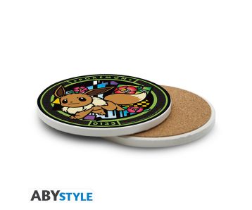 Pokemon - Evoli - Keramik - Untersetzer