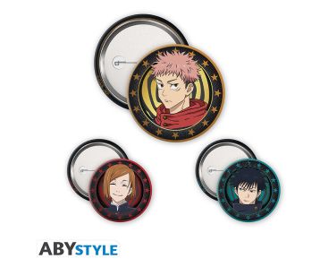 Jujutsu Kaisen - Yuji, Megumi & Nobara - Badge Pack - Button