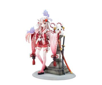 PREORDER - Hololive Production PVC Statue 1/7 Nakiri Ayame Shrine Maiden Fortune Outfit Ver. 26 cm