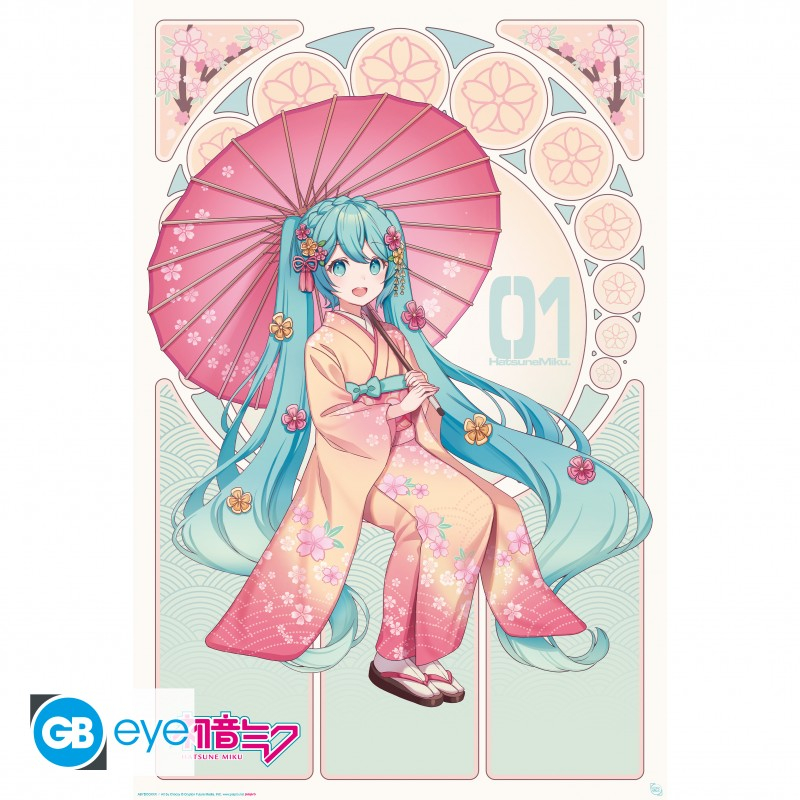 Hatsune Miku - Miku Sakura Kimono - 91.5x61cm Poster