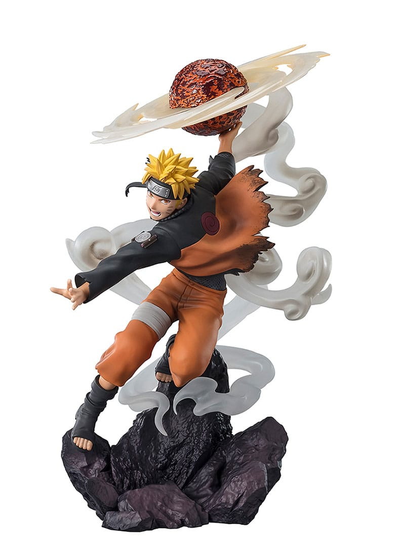 PREORDER - Naruto Shippuden - Figuarts ZERO Extra Battle PVC Statue - Naruto Uzumaki - Sage Art: Lava Release Rasenshuriken 24 cm