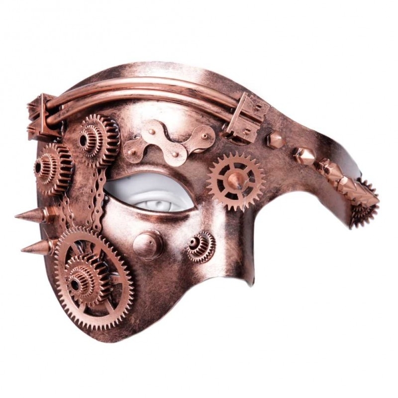 Steampunk Maske Bronze