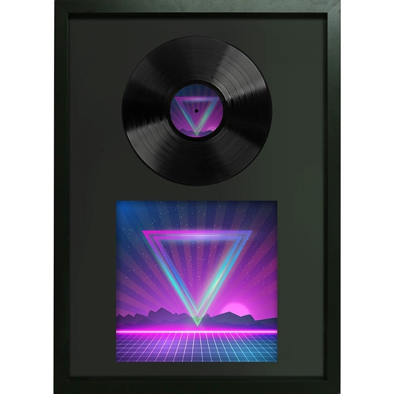 GBEYE – Album & Vinyl Collector Rahmen - Schwarz - 50x70cm Rahmen